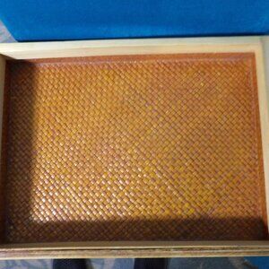 Bamboo Woven Tray for Serving, etc.